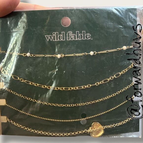 Bundle Sale 3 for $15 | Wild Fable Necklace Set – 5 Gold Tone Designs - Picture 8 of 9